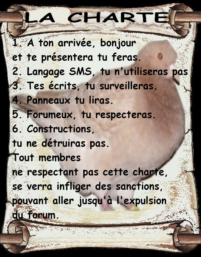 Le code de conduite de ce forum ou charte - Page 5 Charte1
